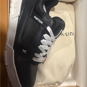 Louis Vuitton Black and White Men's Sneakers